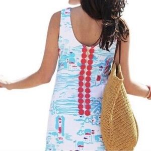 Lilly Pulitzer Watch Out Lighthouse Shift Dress